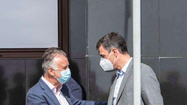 Pedro Sánchez llega a La Palma
