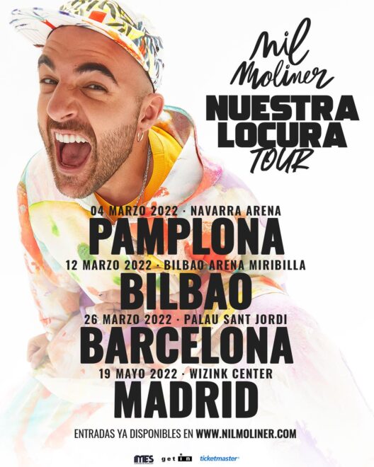 Cartel Oficial 'Nuestra Locura Tour'