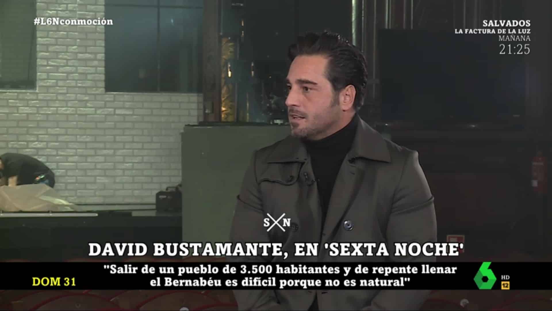 David Bustamante en 'laSexta Noche'