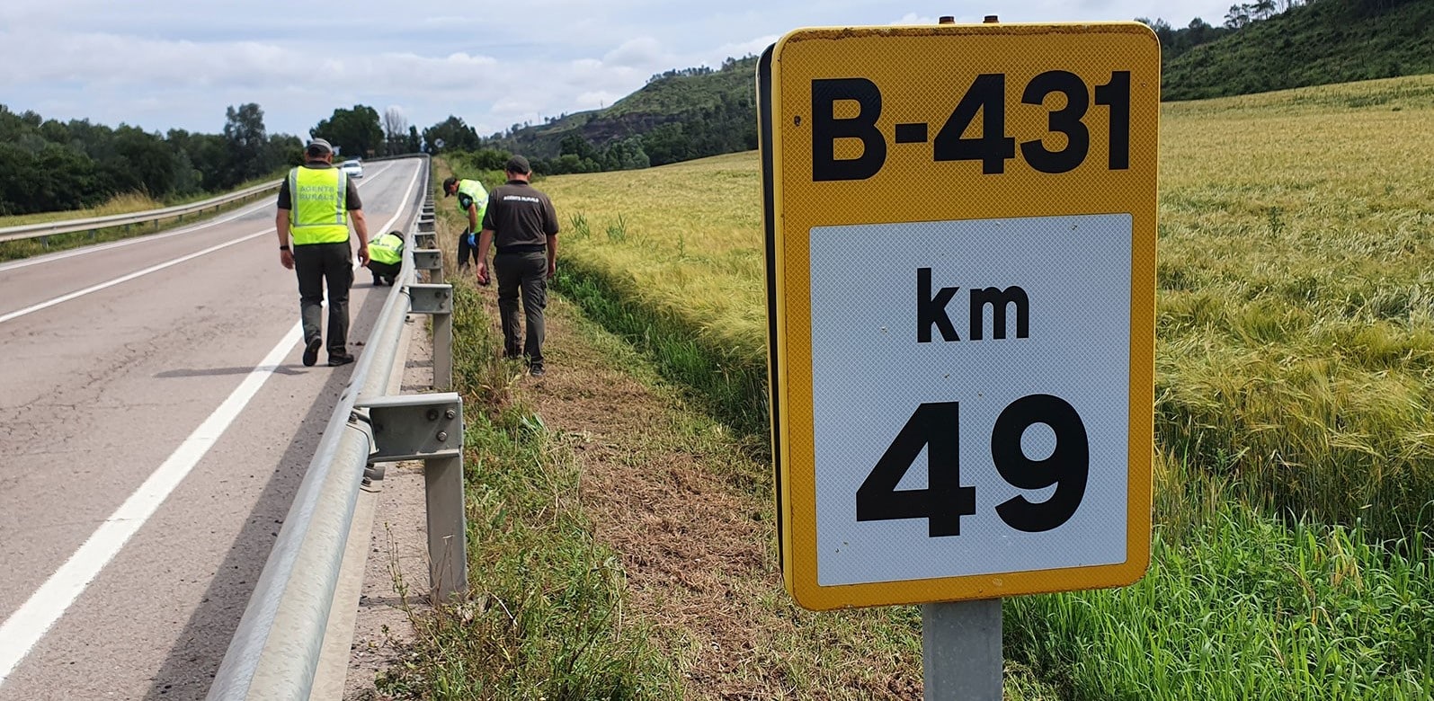 Km 49 de la carretera b-431 de Avinyó