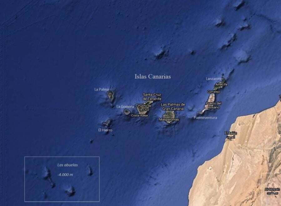 Islas sumergidas cercanas a las Islas Canarias que estuvieron emergidas. Son volcanes extintos a los que algunos científicos apodan “Las Abuelas”