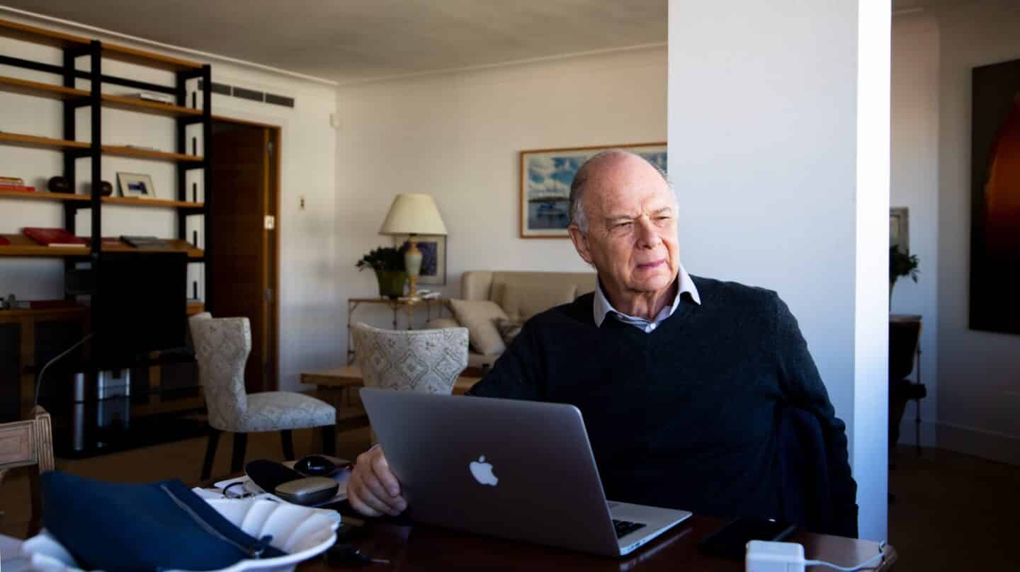 El escritor y periodista mexicano Enrique Krauze, durante la entrevista con El Independiente en Madrid