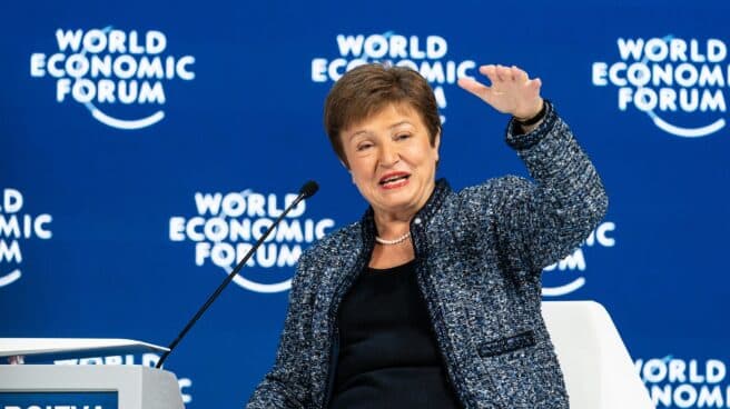 La directora general del Fondo Monetario Internacional (FMI), Kristalina Georgieva, en enero de 2020.