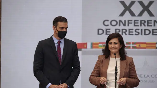 Sánchez felicita a Concha Andreu tras proclamarse secretaria general del PSOE La Rioja