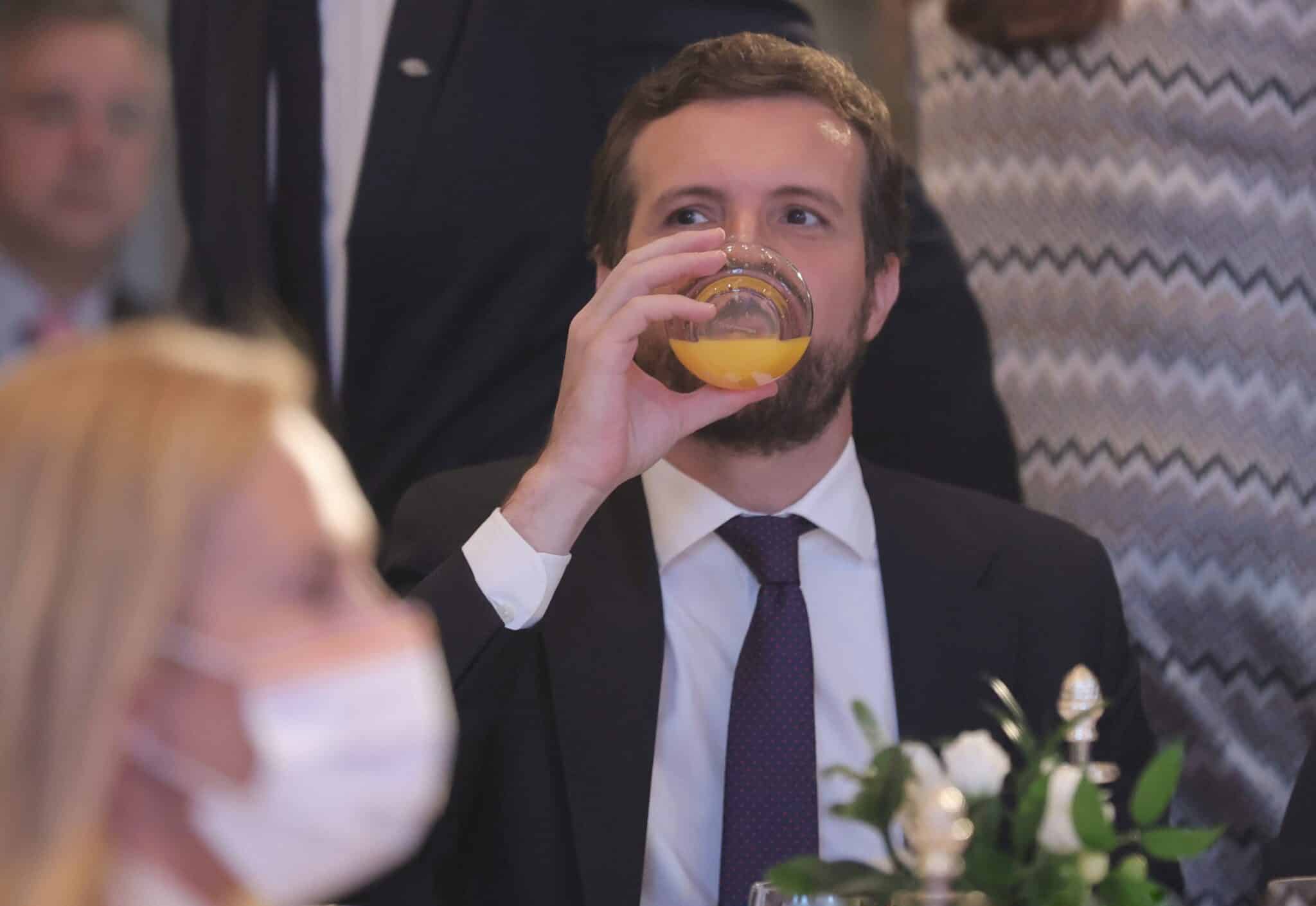 El presidente del PP, Pablo Casado.