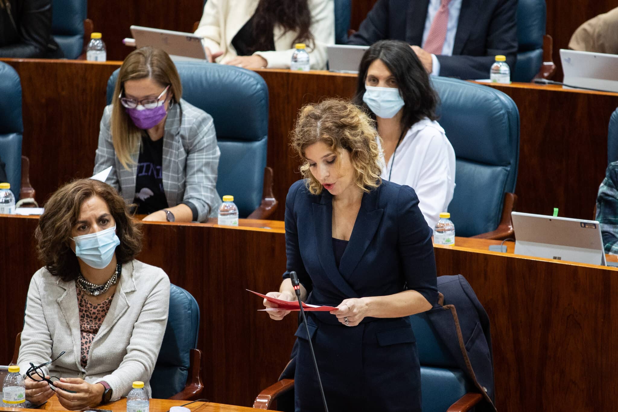 Hana Jalloul, en la Asamblea de Madrid.