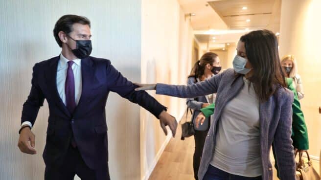 El ex presidente de Ciudadanos Albert Rivera y la líder de Cs, Inés Arrimadas. El ex presidente de Ciudadanos Albert Rivera y la líder de Cs, Inés Arrimadas.