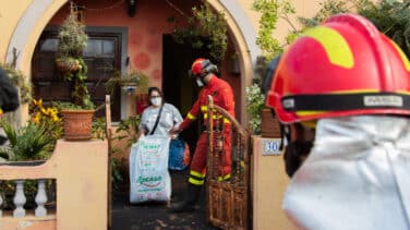La lava del volcán de La Palma llega a la zona urbana de La Laguna