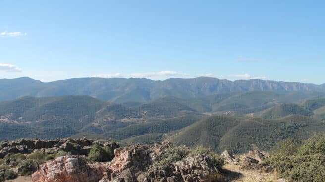Vista de la Sierra Madrona, (Ciudad Real).