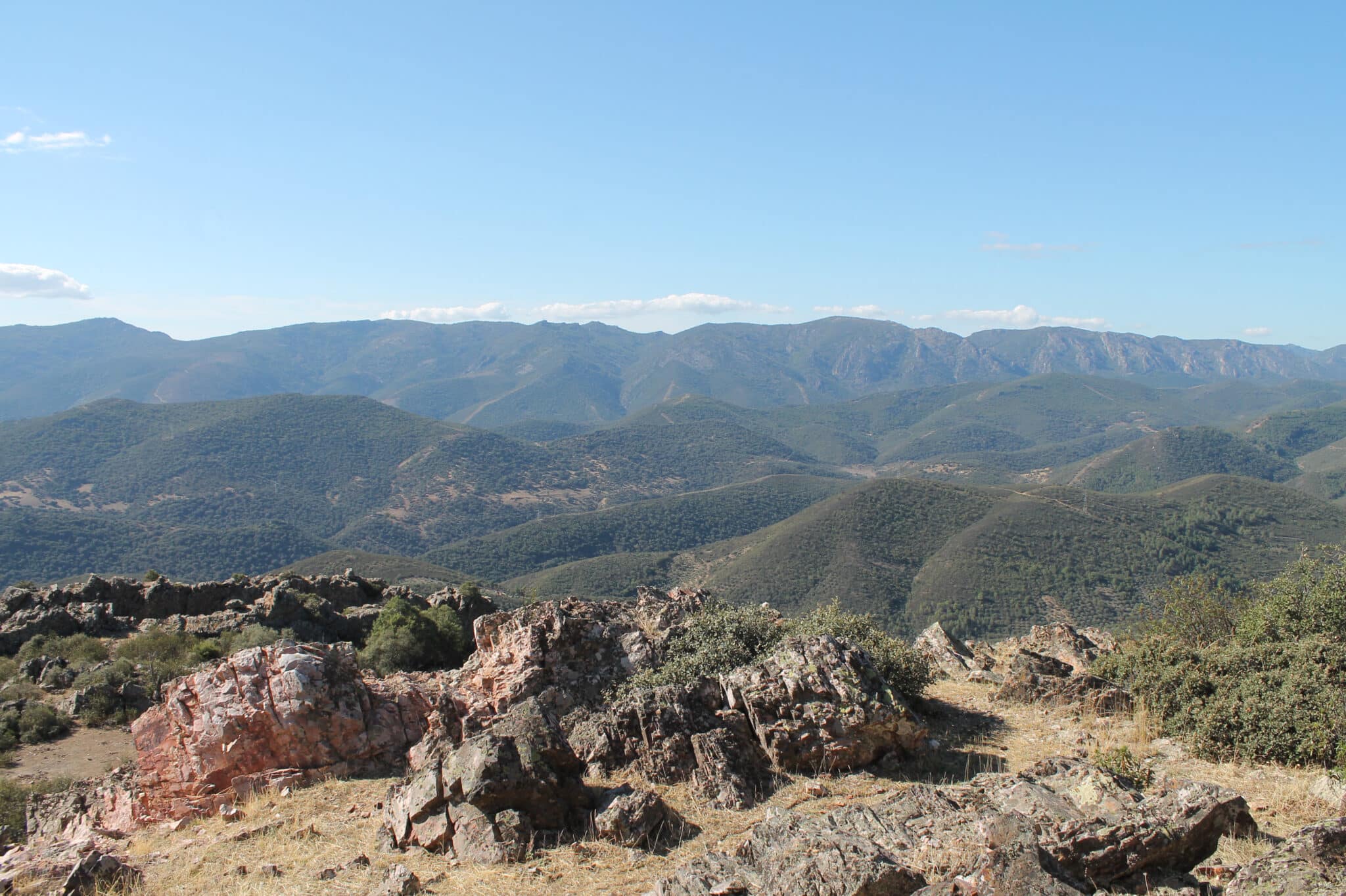 Vista de la Sierra Madrona, (Ciudad Real).