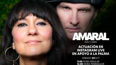Amaral ofrecerá un concierto virtual para recaudar fondos para La Palma