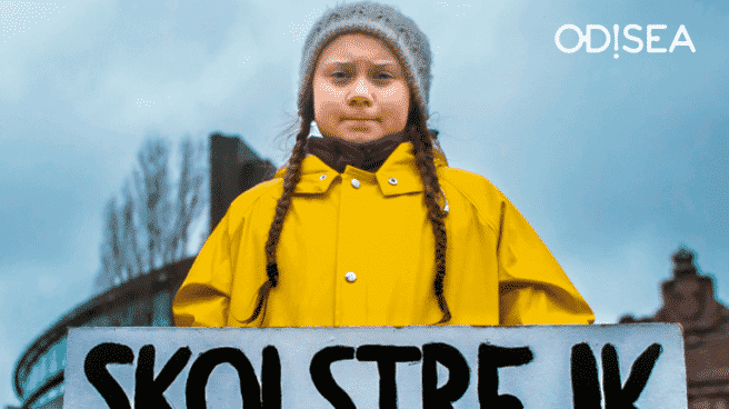 Greta Thunberg anunciando 'Earth Emergency' Greta Thunberg anunciando 'Earth Emergency'