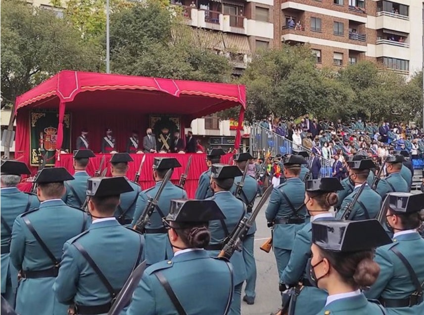 Fernando Grande-Marlaska en el acto de la Guardia Civil en Córdoba