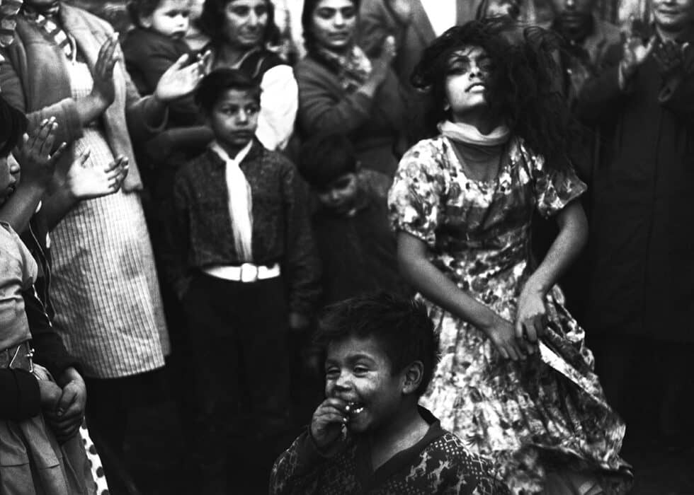 Fiesta gitana. Montjuic, Barcelona, 1963