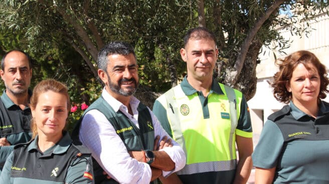 Cinco de los seis vocales de Jucil en el Consejo de la Guardia Civil.