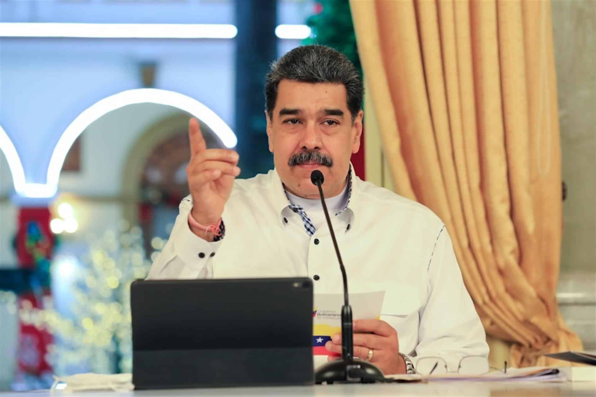 Nicolás Maduro, líder venezolano, en una comparecencia ante los medios