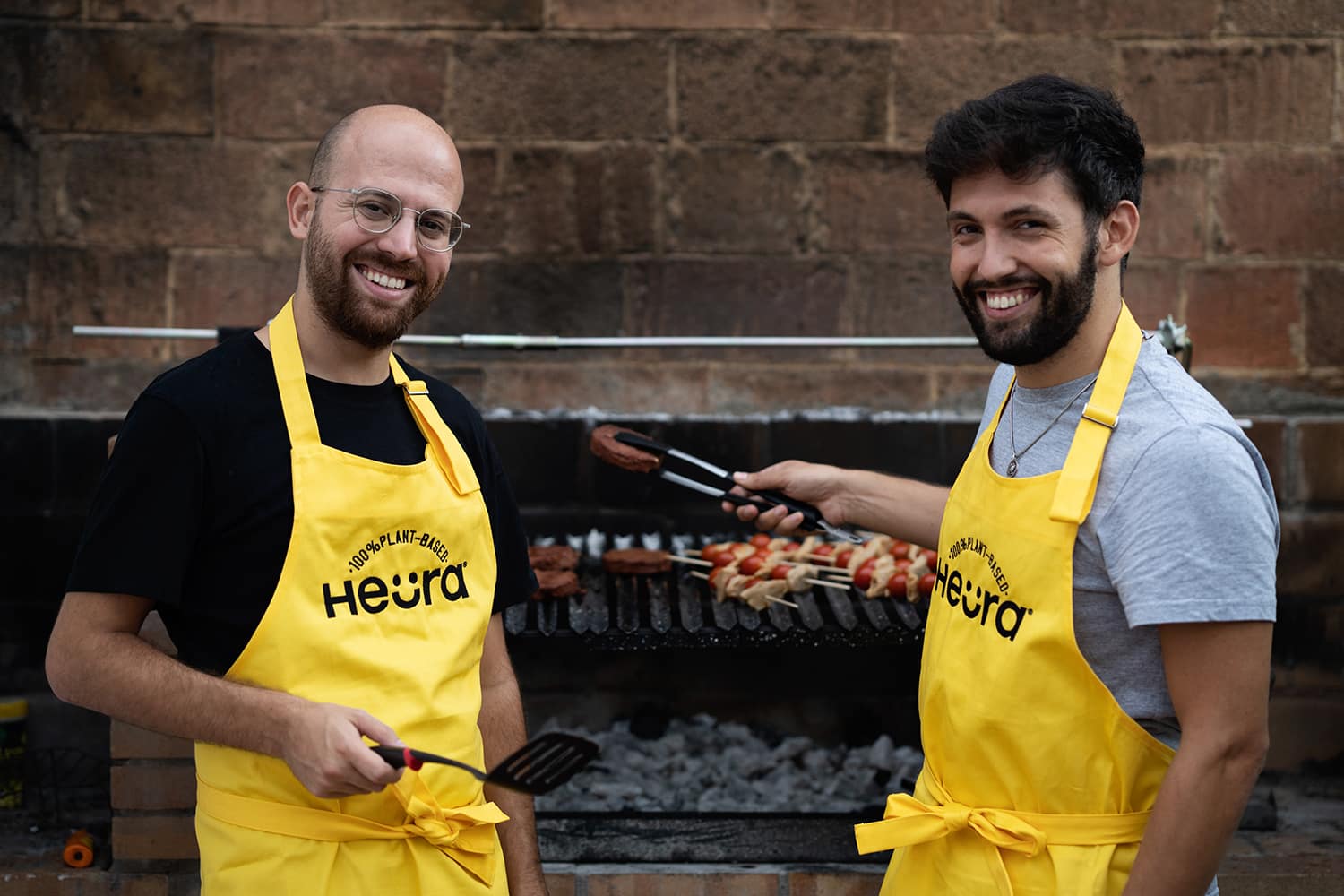 Marc Coloma (i) y Bernat Añaños (d), fundadores de Heura
