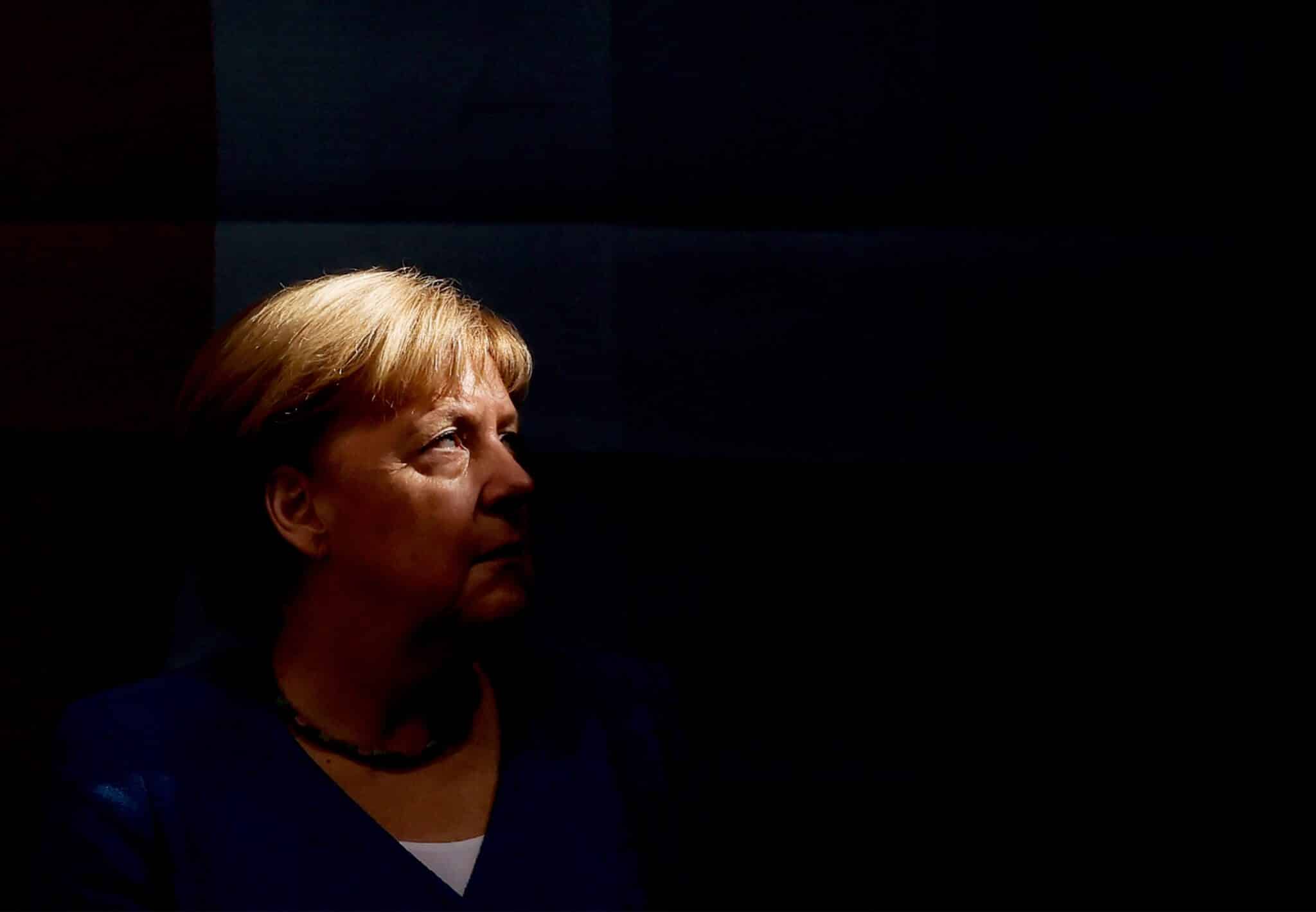 Angela Merkel, canciller de Alemania, ahora interina