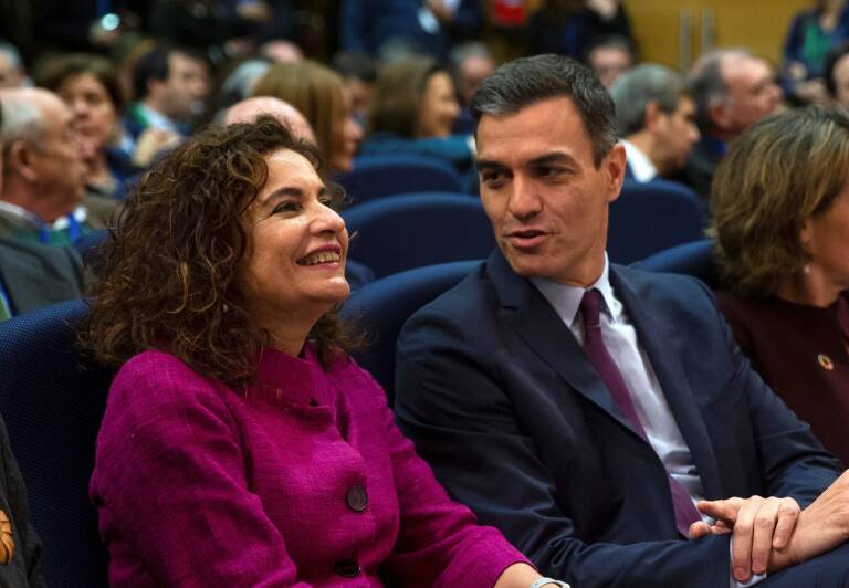 María Jesús Montero y Pedro Sánchez en una imagen de archivo