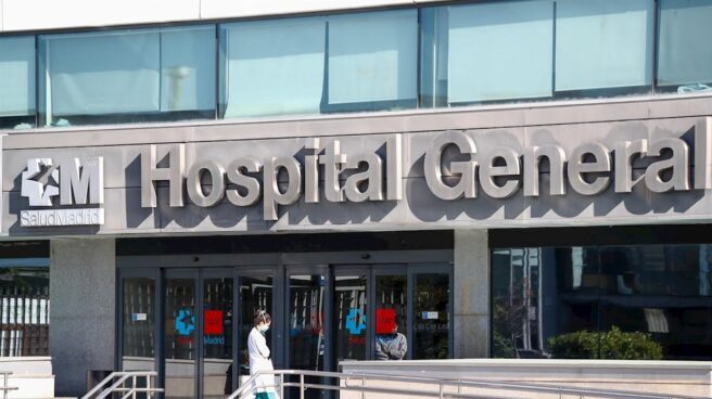 Entrada al Hospital La Paz de Madrid.