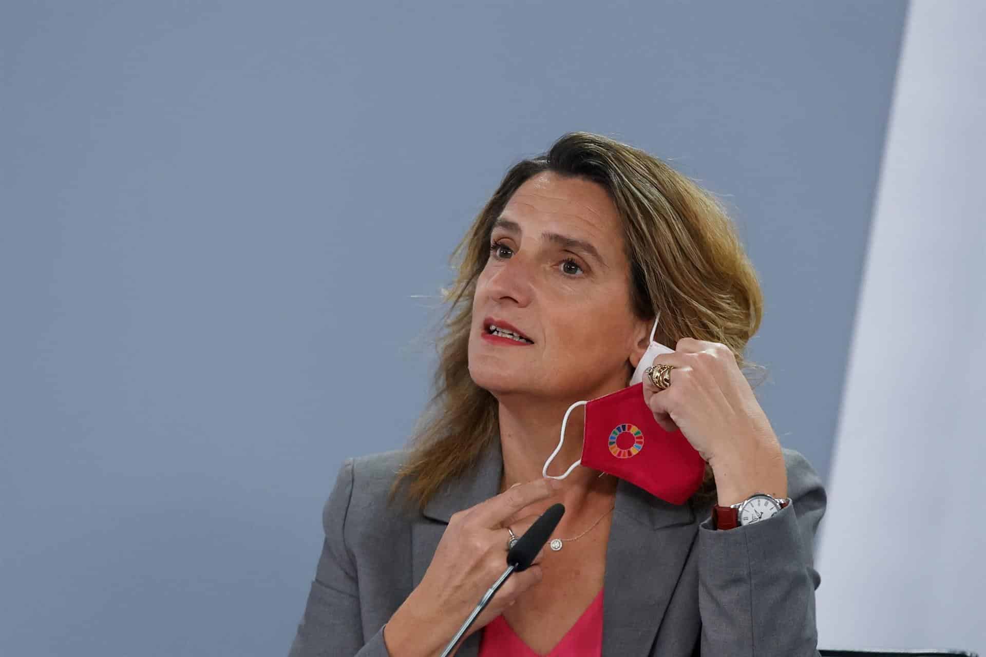 Teresa Ribera, vicepresidenta de Transición Ecológica.
