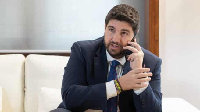 El presidente de Murcia, Fernando López Miras. El presidente de Murcia, Fernando López Miras.
