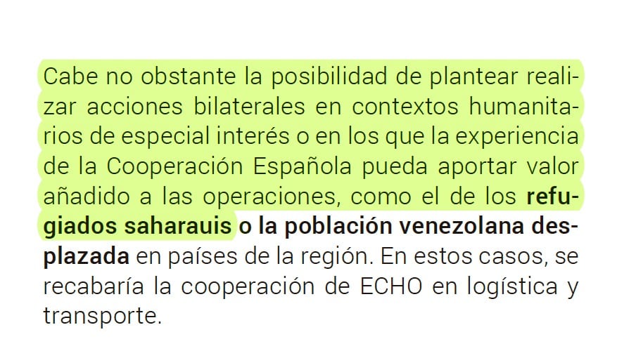 Extracto del documento del Gobierno que detalla el plan de la llamada "vacunación solidaria", fechado en enero de 2021