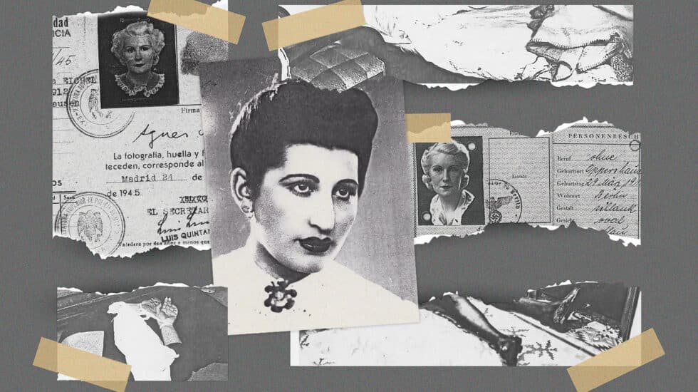 Collage de 'El asesino anda suelto. Diez casos sin resolver (1948-1958)
