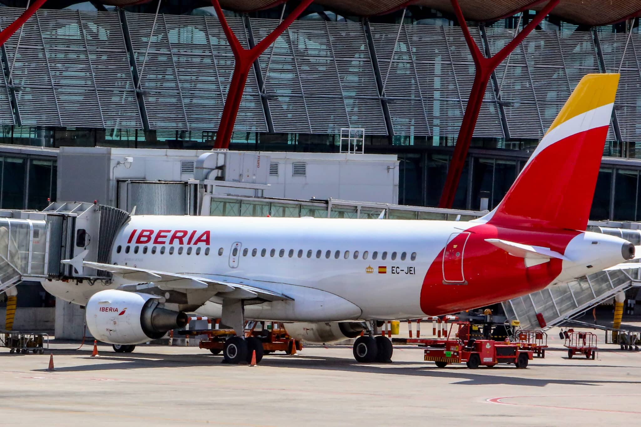 Avión de Iberia en Barajas.