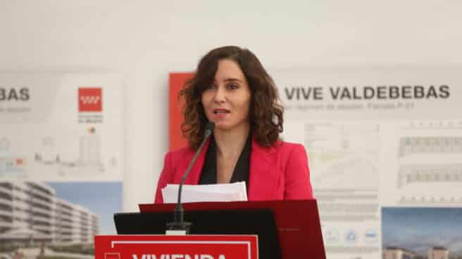La presidenta de la Comunidad de Madrid, Isabel Díaz Ayuso