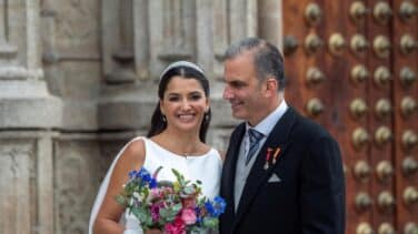 Javier Ortega Smith se casa en Toledo con la mexicana Paulina Sánchez del Río
