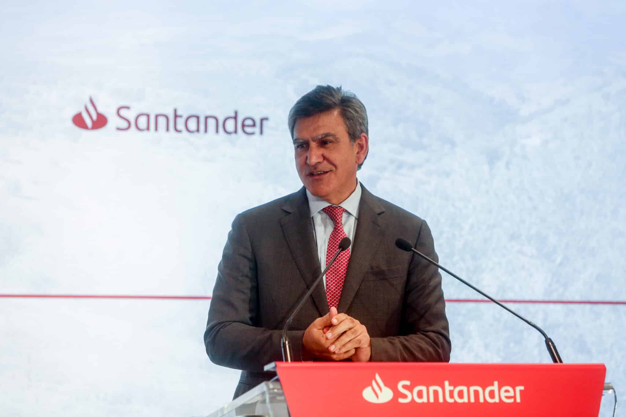 El consejero delegado del Banco Santander, José Antonio Álvarez .