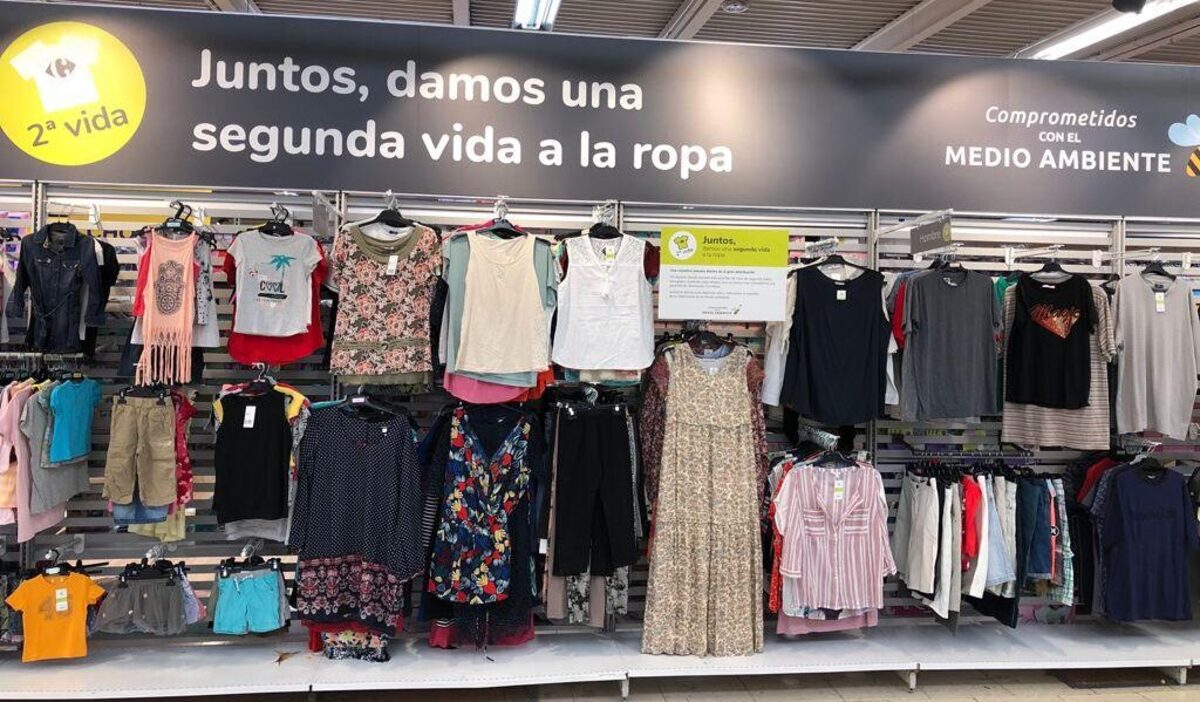 Carrefour, y Zalando se lanzan a vender ropa de segunda