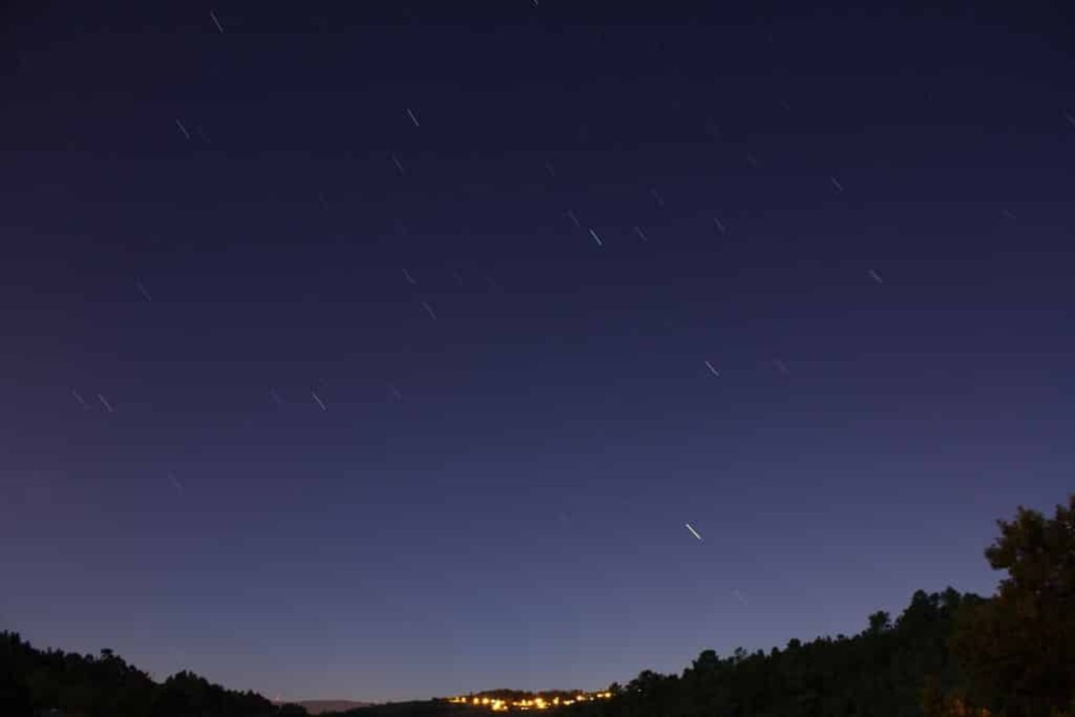 Imagen de lluvia de estrellas