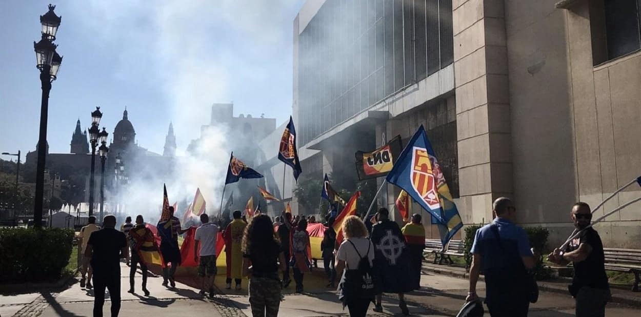 Barcelona denuncia la manifestación ultra del 12-O por enaltecimiento nazismo