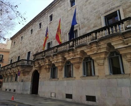 Fachada de la Audiencia Nacional de Baleares