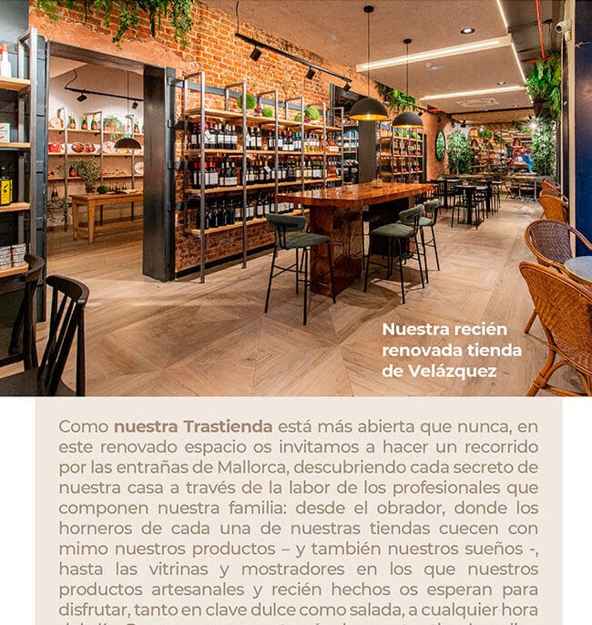 Pastelerías Mallorca reabre su tienda de Velázquez (Madrid)