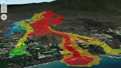 El mapa interactivo con el que ver cada detalle de las coladas del volcán