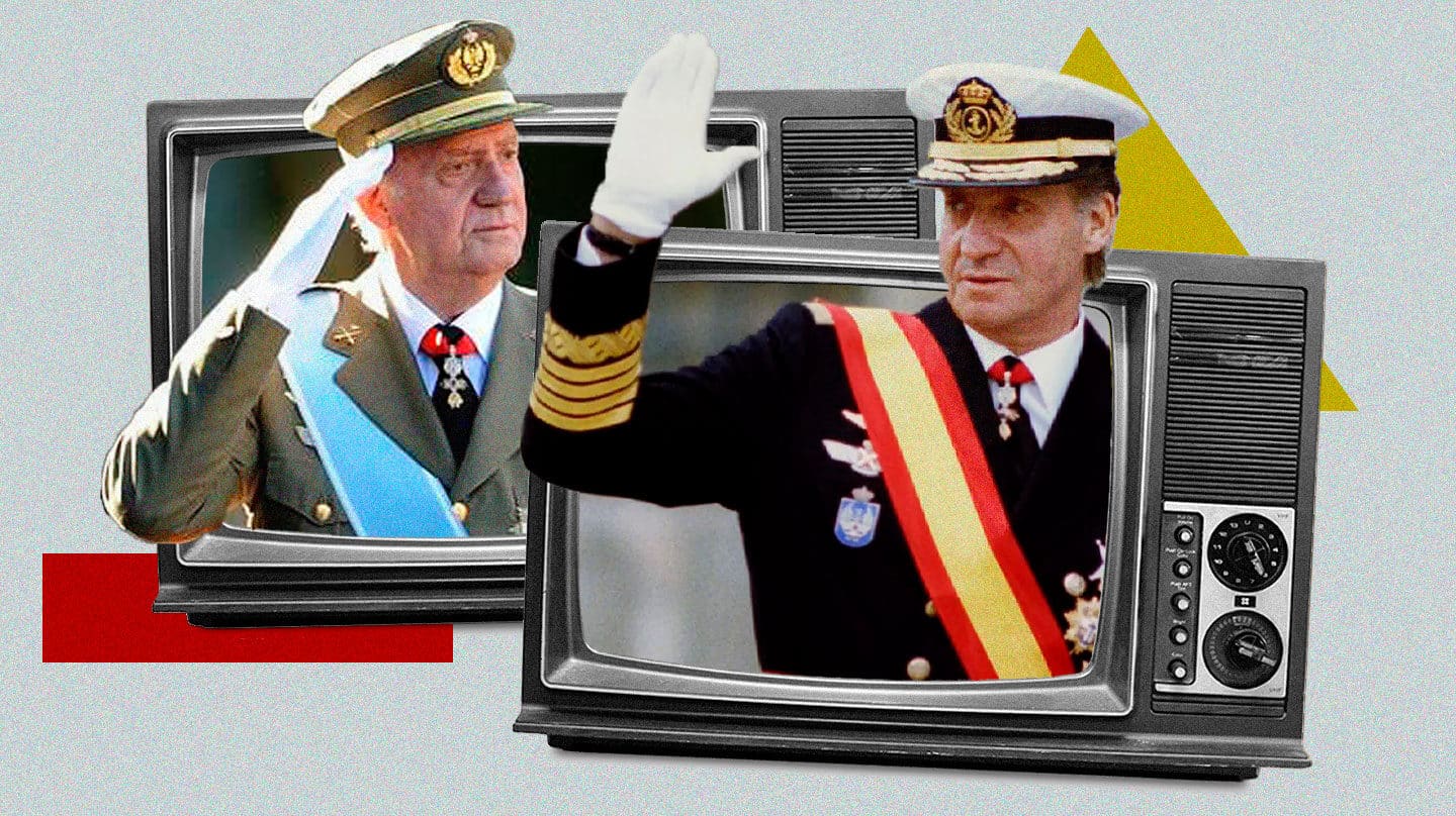 Dos imágenes de Juan Carlos I de España