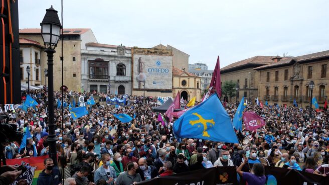 Manifestación en Oviedo por la oficialidad del asturiano.