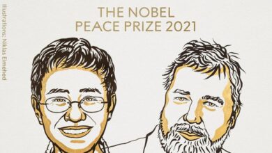 Los periodistas Maria Ressa y  Dimitri Muratov, premios Nobel de la Paz