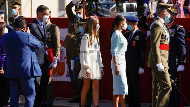 Pedro Sánchez, en el desfile del 12 de octubre.
