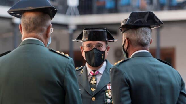 El coronel Pérez de los Cobos, en la celebración de la Patrona de la Guardia Civil.