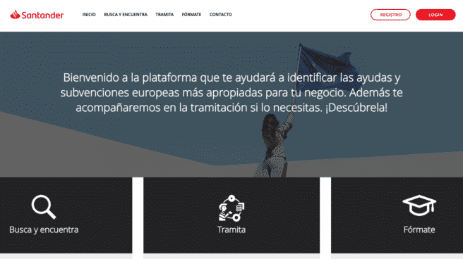 Banco Santander ayuda a las pymes a acceder a los fondos europeos. La entidad ofrece una herramienta que permite conocer qué ayuda asociada a los fondos ‘Next Generation Europe’ se adapta mejor a cada empresa.