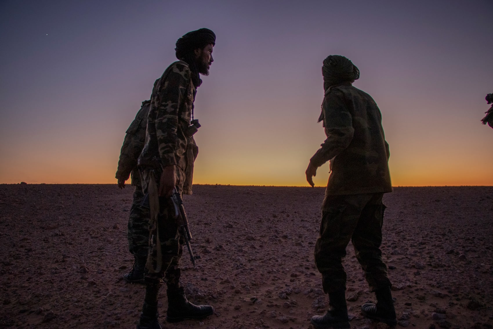 En el frente de una guerra que Marruecos niega
