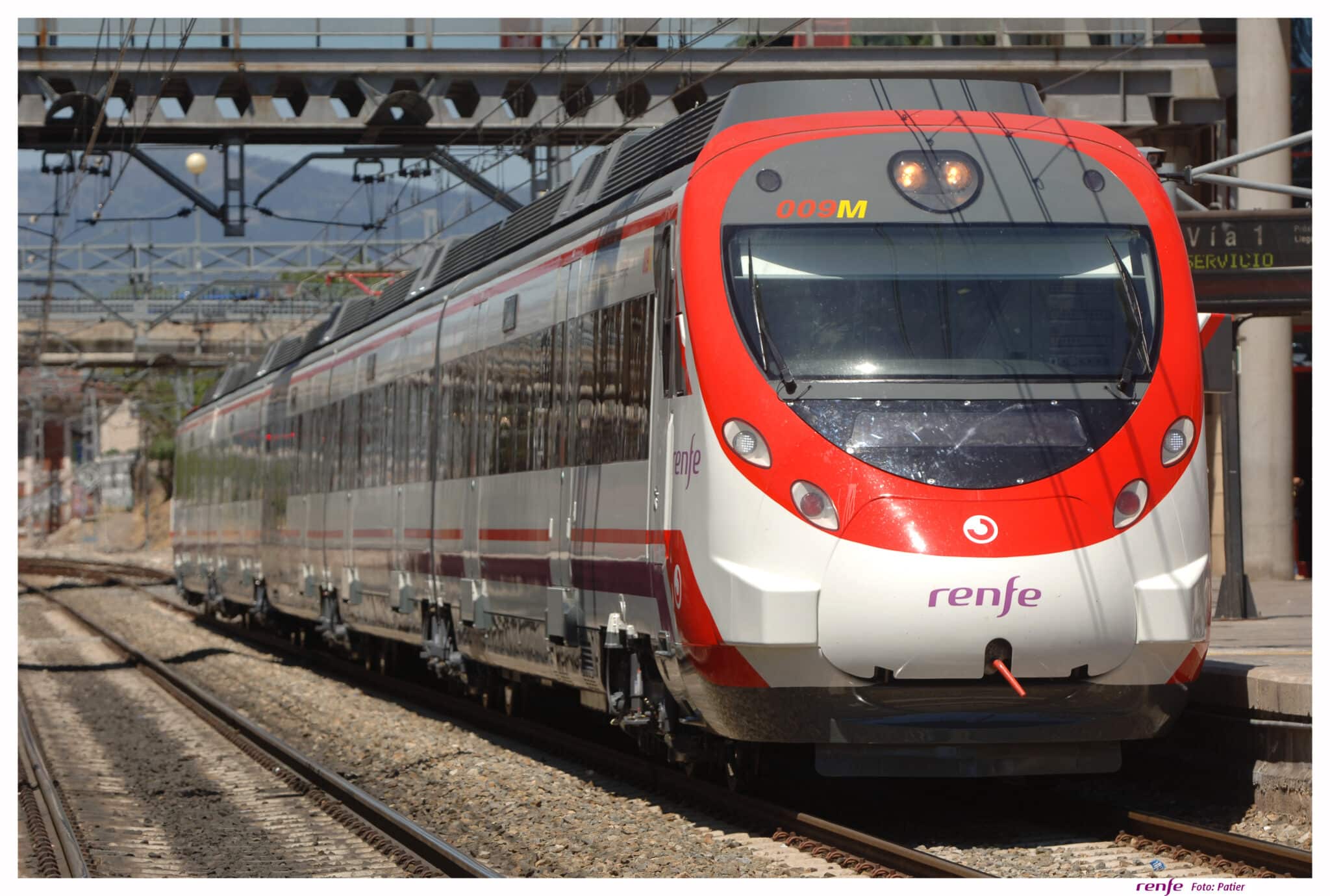 Un tren de Cercanías de Renfe.