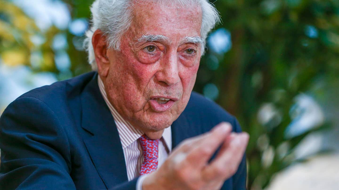 Imagen del escritos Mario Vargas Llosa