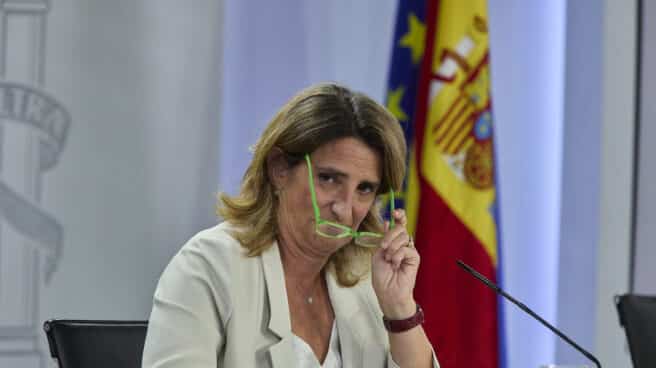 La vicepresidenta tercera y ministra de Transición Ecológica y Reto Demográfico, Teresa Ribera, en una rueda de prensa posterior al Consejo de Ministros.