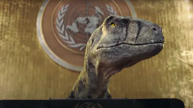 Un dinosaurio contra el cambio climático: la original campaña de la ONU antes de la Cumbre del Clima Un dinosaurio contra el cambio climático: la original campaña de la ONU antes de la Cumbre del Clima