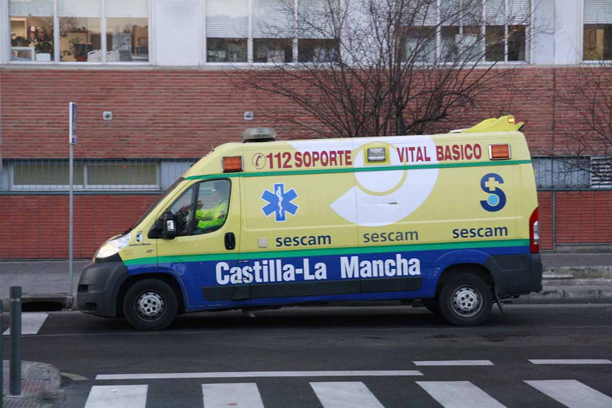 Ambulancia del 112 Castilla La Mancha.